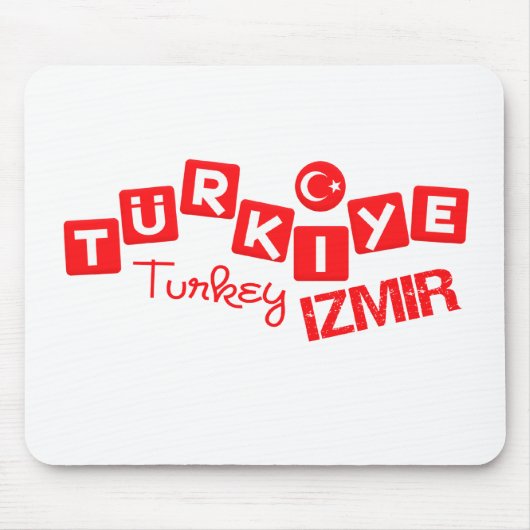 TURKEY IZMIR mousepad カスタマイズ - マウスパッド (正面)