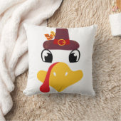 Turkey Moo Funny Thanksgiving クッション (ブランケット)