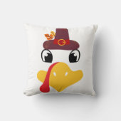 Turkey Moo Funny Thanksgiving クッション (正面)