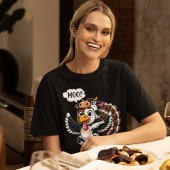 Turkey Moo Funny Thanksgiving Tシャツ