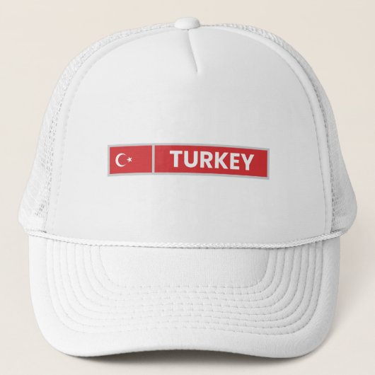 Turkey National Flag キャップ (正面)