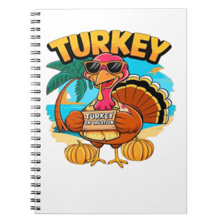 Turkey on Vacation in Jamaica Classic T-Shirt.png ノートブック