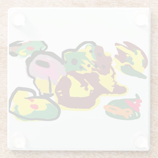 Turkey paint  ガラスコースター (裏面)