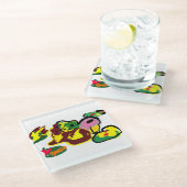 Turkey paint  ガラスコースター (アングル)