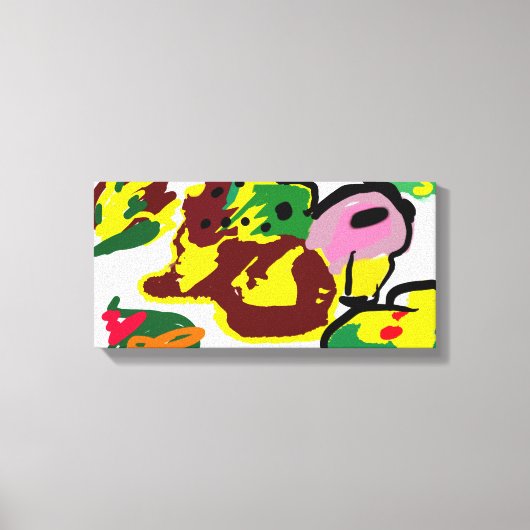 Turkey paint  キャンバスプリント (正面)