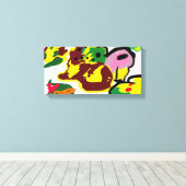 Turkey paint  キャンバスプリント (インサイチュ (ウッドフロア))