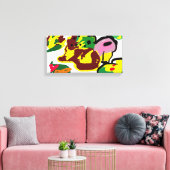 Turkey paint  キャンバスプリント (インサイチュ (リビング))