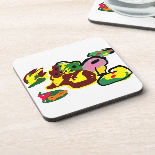 Turkey paint  コースター (左側)