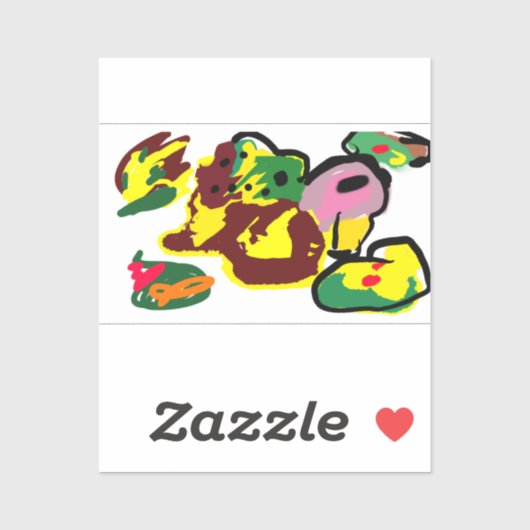 Turkey paint  シール (シート)