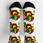 Turkey paint  ソックス (上部)