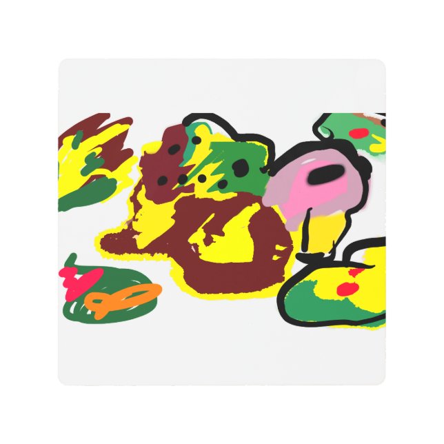 Turkey paint  メタルプリント (正面)