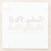 Turkey, Pie & Stretchy Pants ガラスコースター (裏面)