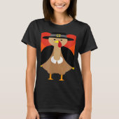 Turkey Pilgrim Cute Thanksgiving Essential Tシャツ (正面)