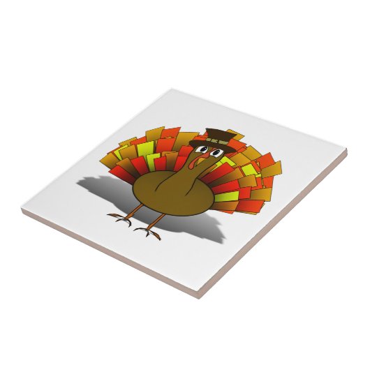 Turkey Pilgrim Thanksgiving タイル (側面)