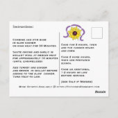 Turkey Quinoa White Chili Recipe Postcard ポストカード (裏面)