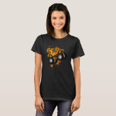 Turkey Riding Monster Truck Thanksgiving Men Women Tシャツ (正面フル)