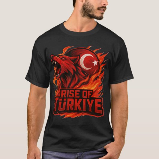 Turkey Rising Star – World Cup 2026 Fan T-Shirt De Tシャツ (正面)