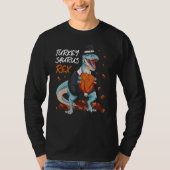 Turkey Saurus Rex Thanks Giving  Rex Thanksgiving Tシャツ (正面)