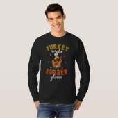 Turkey Scrubs Rubber Gloves Thanksgiving Nurse Tur Tシャツ (正面フル)