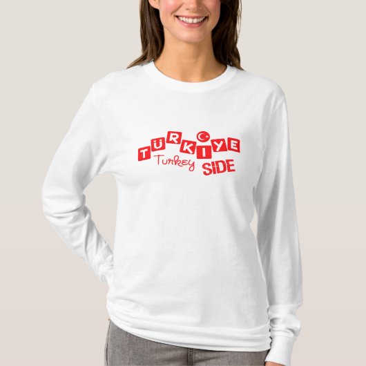 TURKEY SIDEシャツ – 選択スタイル&カラー Tシャツ (正面)
