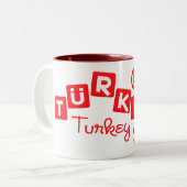 TURKEY SIDE mug – 選択スタイル&カラー ツートーンマグカップ (正面左)