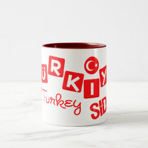 TURKEY SIDE mug – 選択スタイル&カラー ツートーンマグカップ