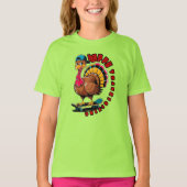 Turkey skateboard  Thanksgiving gift  Tシャツ (正面)