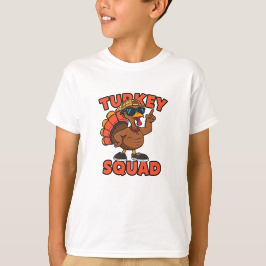 Turkey Squad – Thanksgiving Edition Tシャツ (正面)