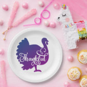 Turkey Thankful ペーパープレート (パーティー)