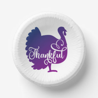 Turkey Thankful ペーパーボウル