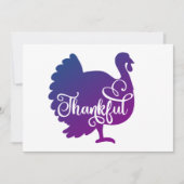 Turkey Thankful      招待状 (正面)