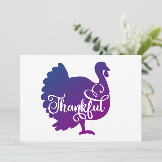 Turkey Thankful 招待状 (スタンド正面)