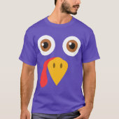Turkey Thanksgiving Oversized Tシャツ (正面)