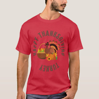 TURKEY THANKSGIVING T shirt Oversized Tシャツ