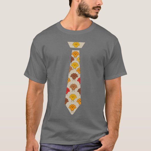Turkey thanksgiving tie gift tシャツ (正面)