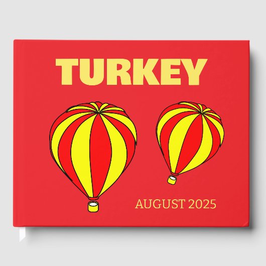 Turkey travel coffee table book ゲストブック (正面)