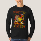 Turkey Trot 2022 Thanksgiving  Turkey Running  Run Tシャツ (正面)