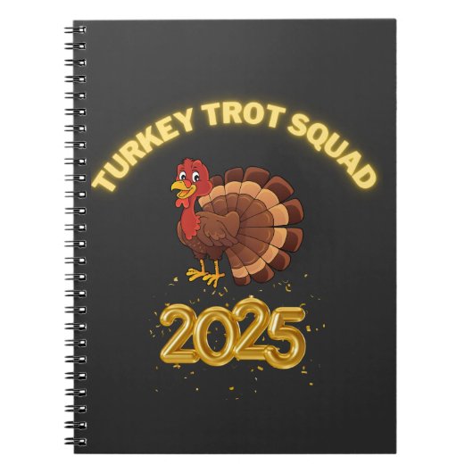 Turkey Trot Squad 2025 ノートブック (正面)