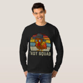 Turkey Trot Squad Thanksgiving Run Costume Men Wom Tシャツ (正面フル)