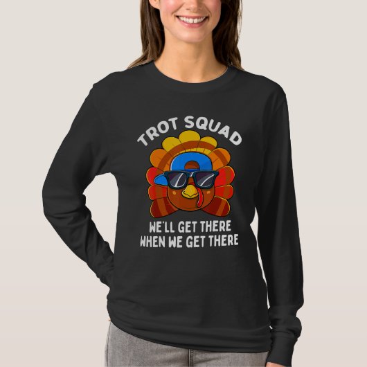 Turkey Trot Squad Thanksgiving Running Costume 1 Tシャツ (正面)