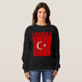 Turkey Türkiye Ankara Istanbul Turkish 5 スウェットシャツ (正面フル)