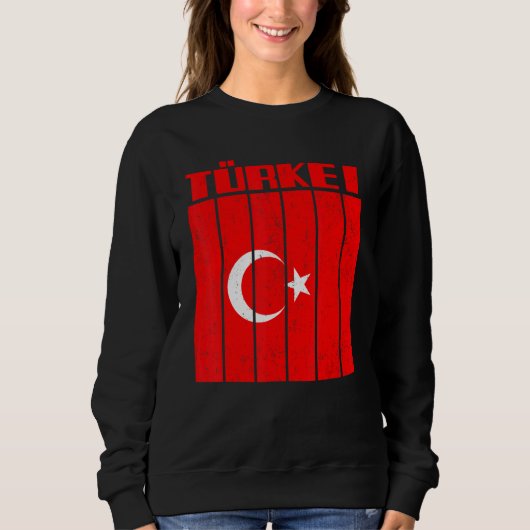 Turkey Türkiye Ankara Istanbul Turkish 5 スウェットシャツ (正面)