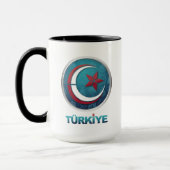 Turkey Turkiye Europe Asia マグカップ (左)