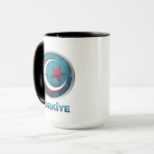 Turkey Turkiye Europe Asia マグカップ (正面左)