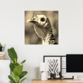 Turkey Up CloseおよびPersonal 24 x 24ポスター ポスター (ホームオフィス)