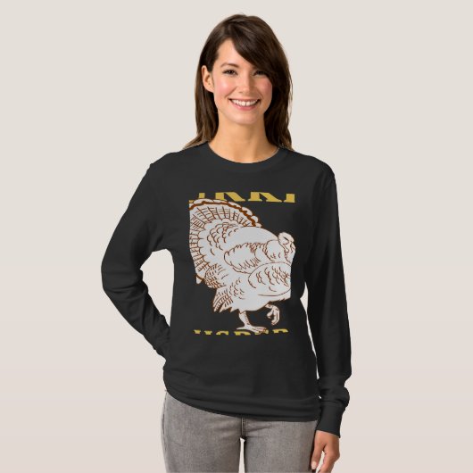 TURKEY Whisperer Awesome  Designs Present Tシャツ (正面フル)