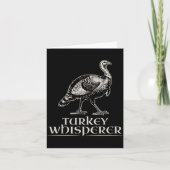 Turkey Whisperer Funny Hunting Gift For Men Women  カード (正面)