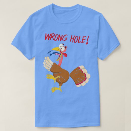 Turkey Wrong Hole Anesthesia Tubed Tシャツ (デザイン正面)