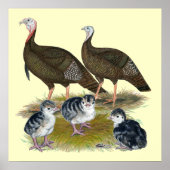 Turkeys Eastern Wild Family ポスター (正面)