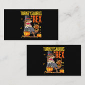 TurkeysaurusレックスダブトルコTRex恐竜サンクスシ 名刺 (正面/裏面)